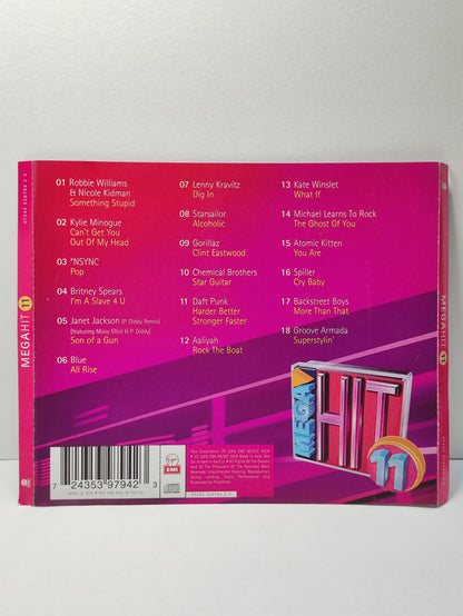AMM25 MEGA HIT 11 BRITNEY SPEARS KYLIE MINOGUE NSYNC BLUE 2002 ASIA English CD FCP051