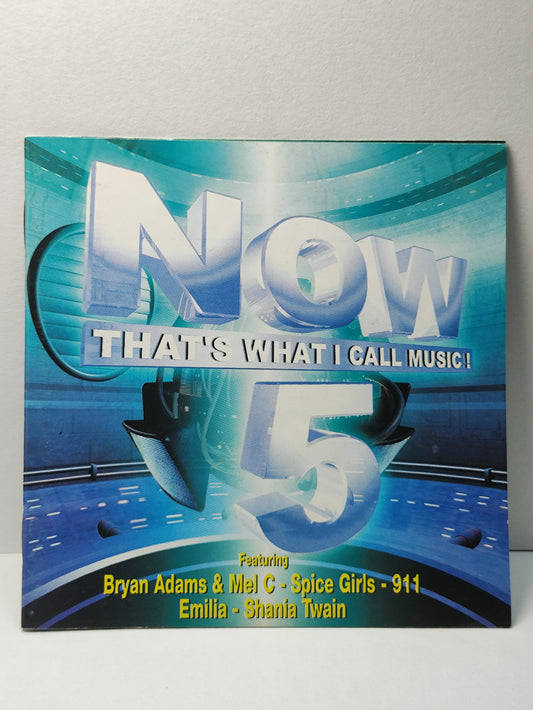 AMM25 NOW THAT'S WHAT I CALL MUSIC 5 SPICE GIRLS BRYAN ADAMS ROXETTE 1999 MALAYSIA English CD FCP052