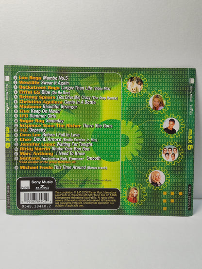 AMM25 MAX 6 19 OF TODAY'S BIGGEST HITS BACKSTREET BOYS BRITNEY SPEARS WESTLIFE RICKY MARTIN 2000 Singapore English CD FCP053