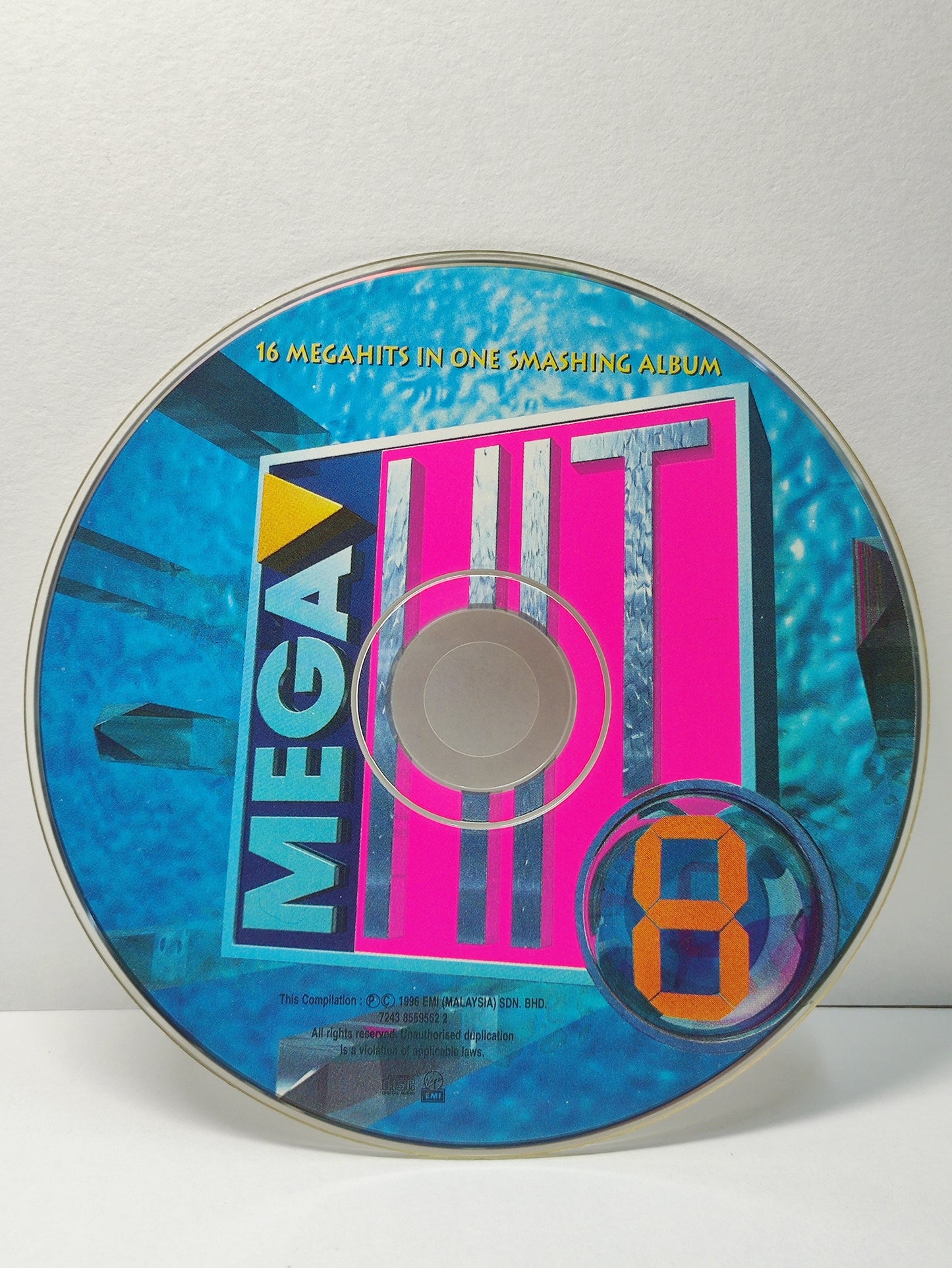 AMM25 MEGA HIT 8 MICHAEL LEARNS TO ROCK BACKSTREET BOYS SPICE GIRLS 1996 Malaysia English CD FCP054