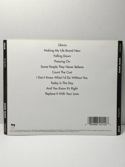 AMM25 DAVID MEECE COUNT THE COST GLORIA MAKING MY LIFE BRAND NEW 1983 USA English CD FCP058