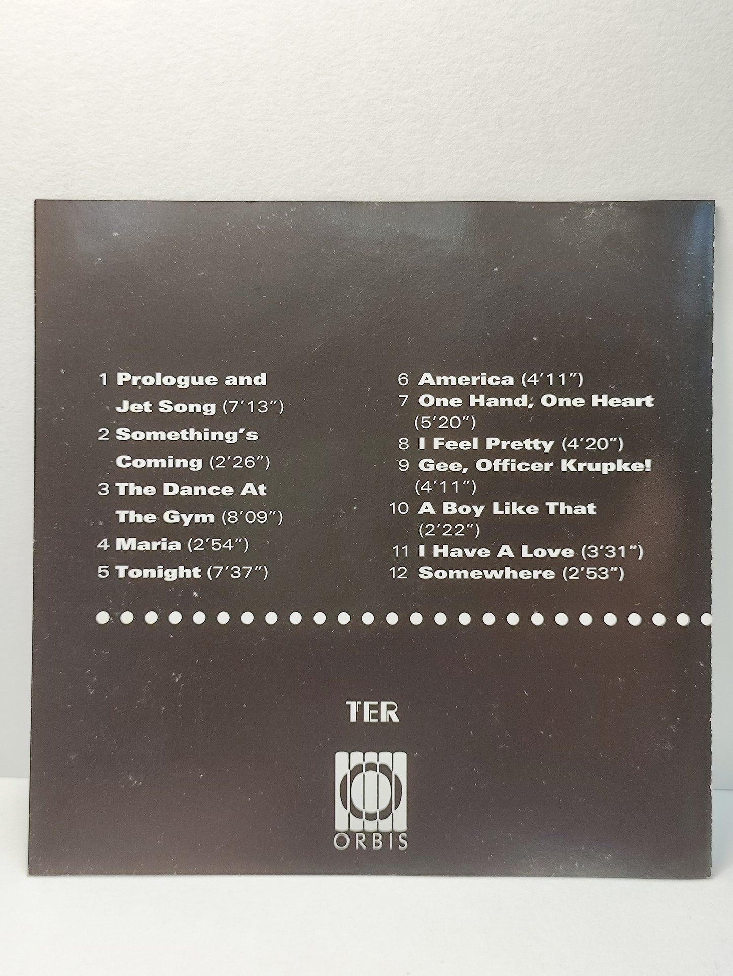 AMM25 MUSICALS WEST SIDE STORY PROLOGUE AND JET SONG 1993 UK English CD FCP059