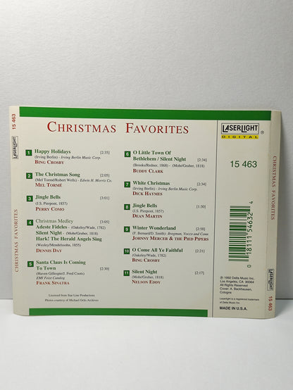 AMM25 CHRISTMAS FAVORITES DEAN MARTIN PERRY COMO MEL TORME 1992 USA English CD FCP062