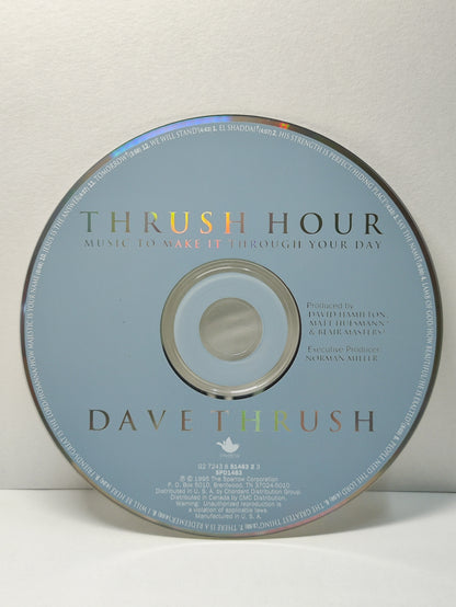 AMM25 DAVE THRUSH HOUR MUSIC TO MAKE IT THROUGH YOUR DAY SAXOPHONE 1995 USA English CD FCP063