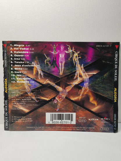 AMM25 CIRQUE DU SOLEIL ALEGRIA 1994 EC English CD FCP070