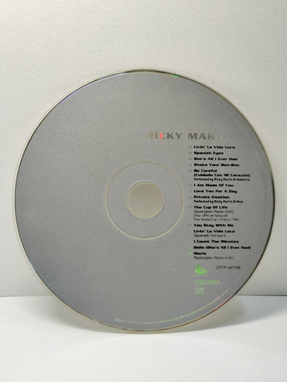 AMM25 RICKY MARTIN LIVIN LA VIDA LOCA SPANISH EYES 1999 USA English CD FCP072