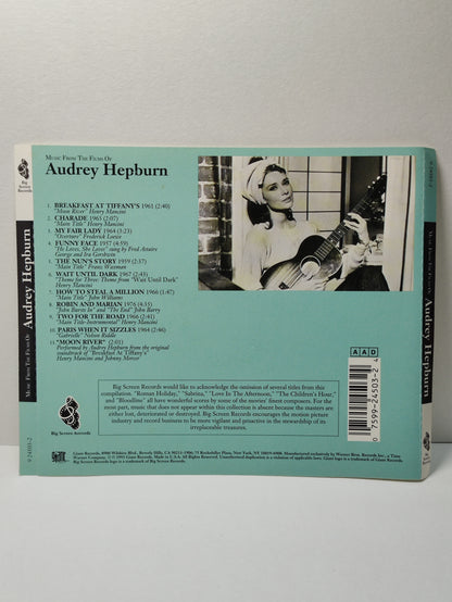 AMM25 MUSIC FROM THE FILMS OF AUDREY HEPBURN BREAKFAST AT TIFFANY'S 1993 USA English CD FCP073