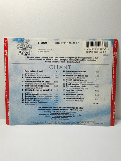 AMM25 THE BENEDICTINE MONKS OF SANTO DOMINGO DE SILOS CHANT 1994 USA English CD FCP075