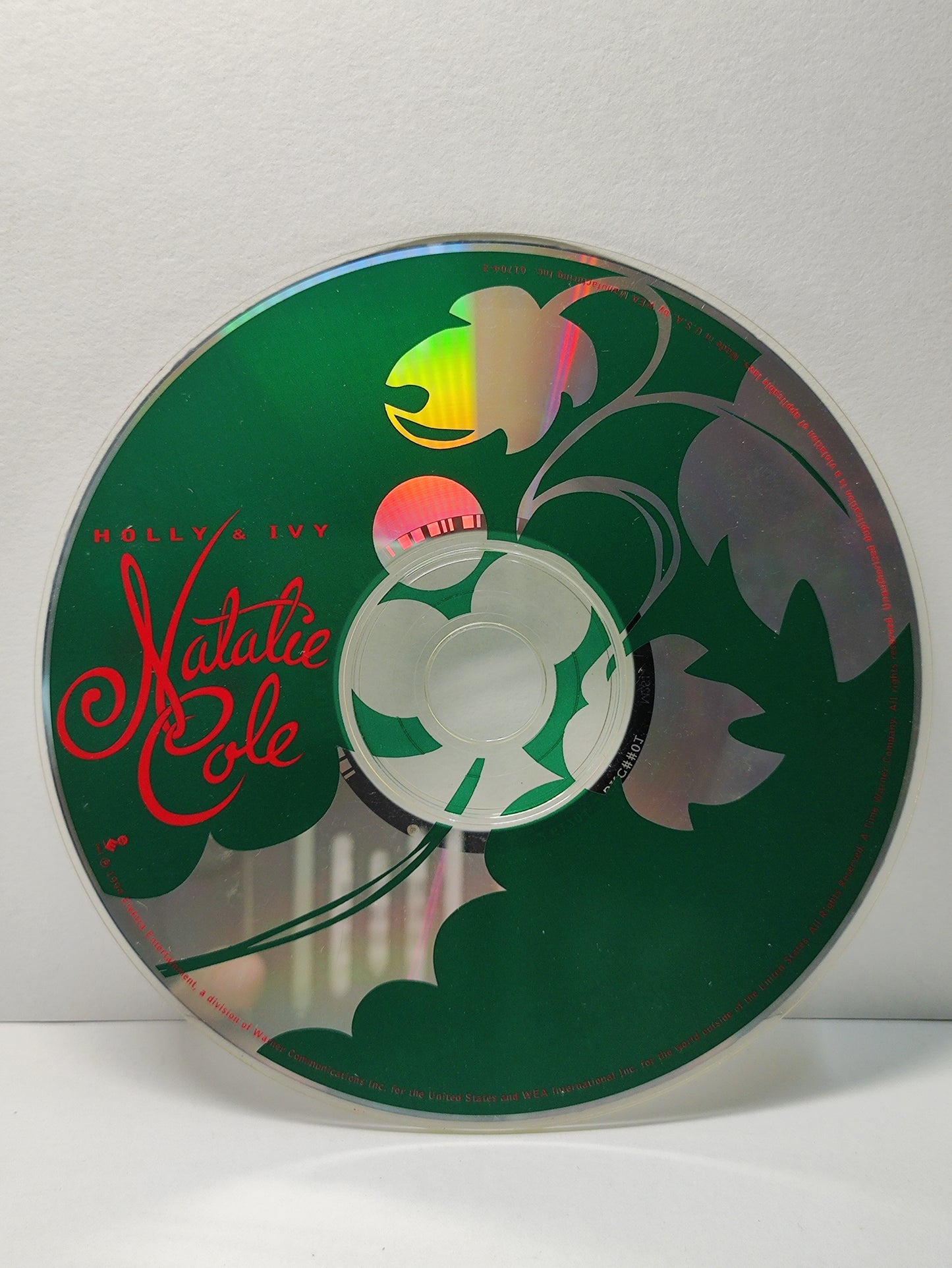 AMM25 NATALIE COLE HOLLY & IVY CHRISTMAS SONGS JINGLE BELLS 1994 USA English CD FCP077