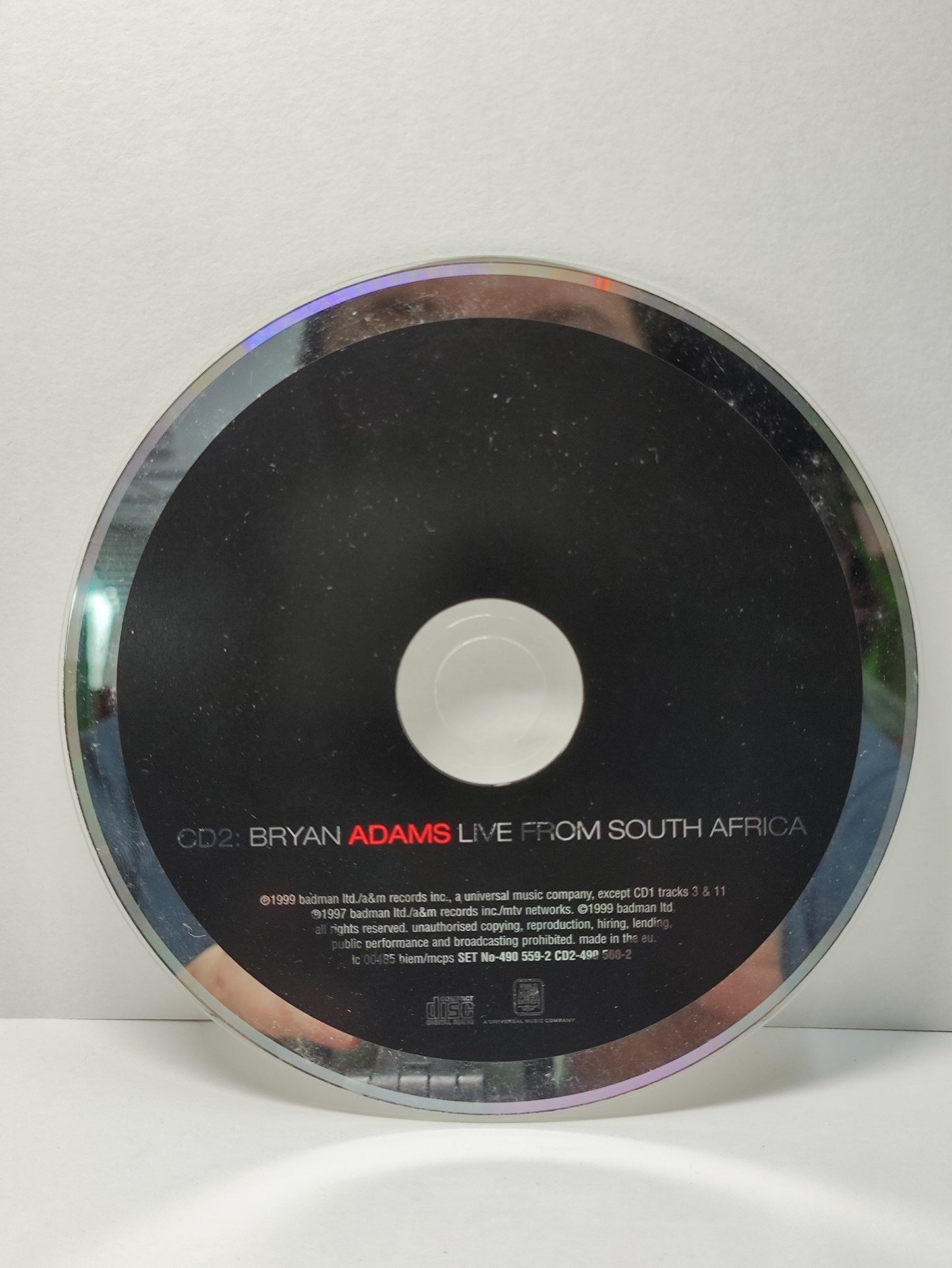 AMM25 BRYAN ADAMS THE BEST OF ME RUN TO YOU BACK TO YOU 1999 EU English 2x CD FCP079