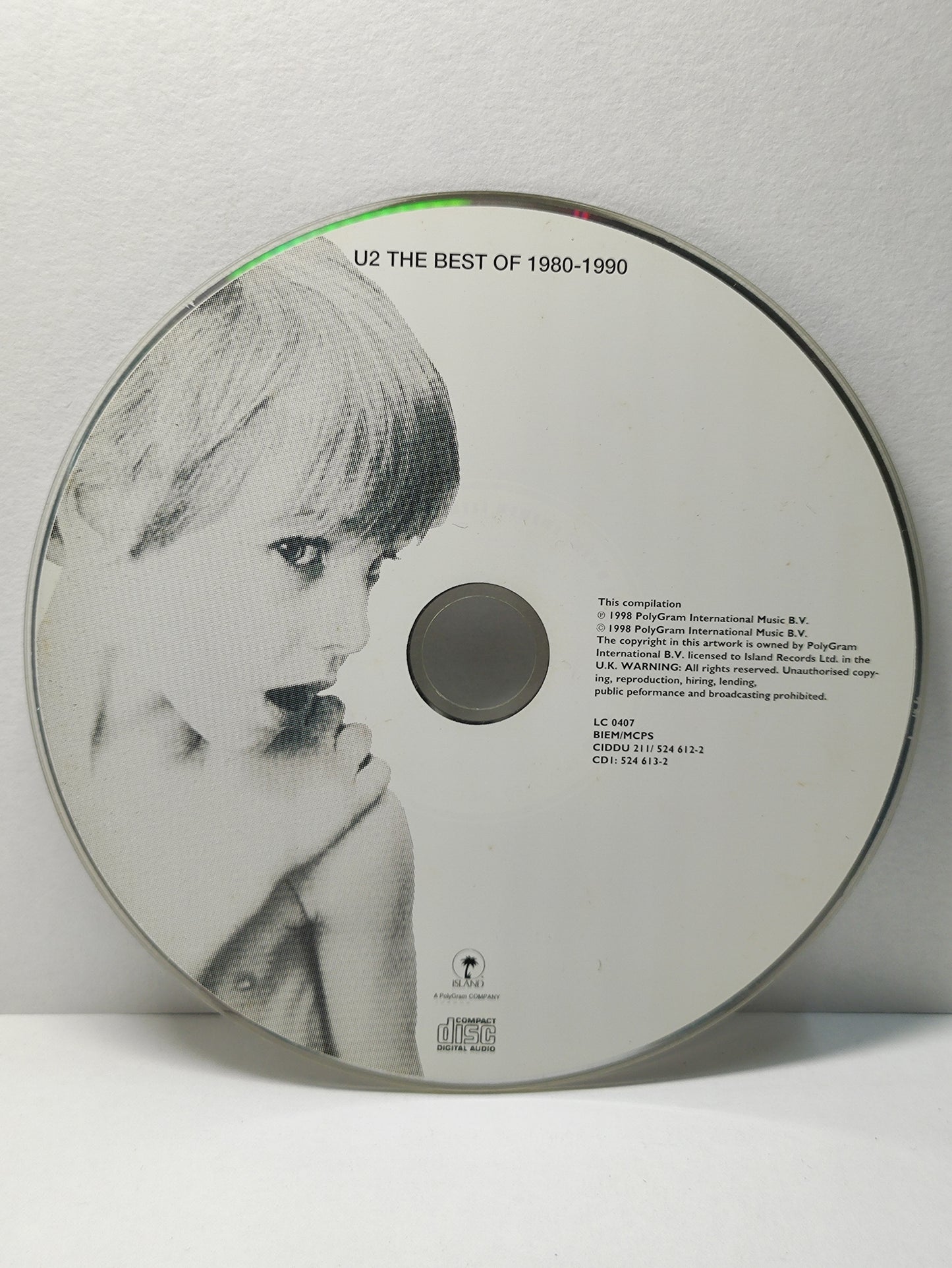 AMM25 U2 THE BEST OF 1980-1990 PRIDE NEW YEAR'S DAY 1998 UK English CD FCP080