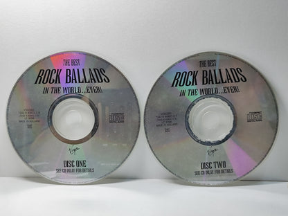 AMM25 40 TRACKS DOUBLE CD THE BEEST ROCK BALLADS IN THE WORLD EVER! QUEEN THE SCORPIONS 1995 HOLLAND English 2x CD FCP084