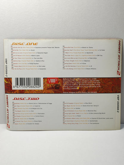 AMM25 HEART ATTACK 2 DOUBLE CD 36 ORIGINAL TRACKS Singapore English 2x CD FCP085