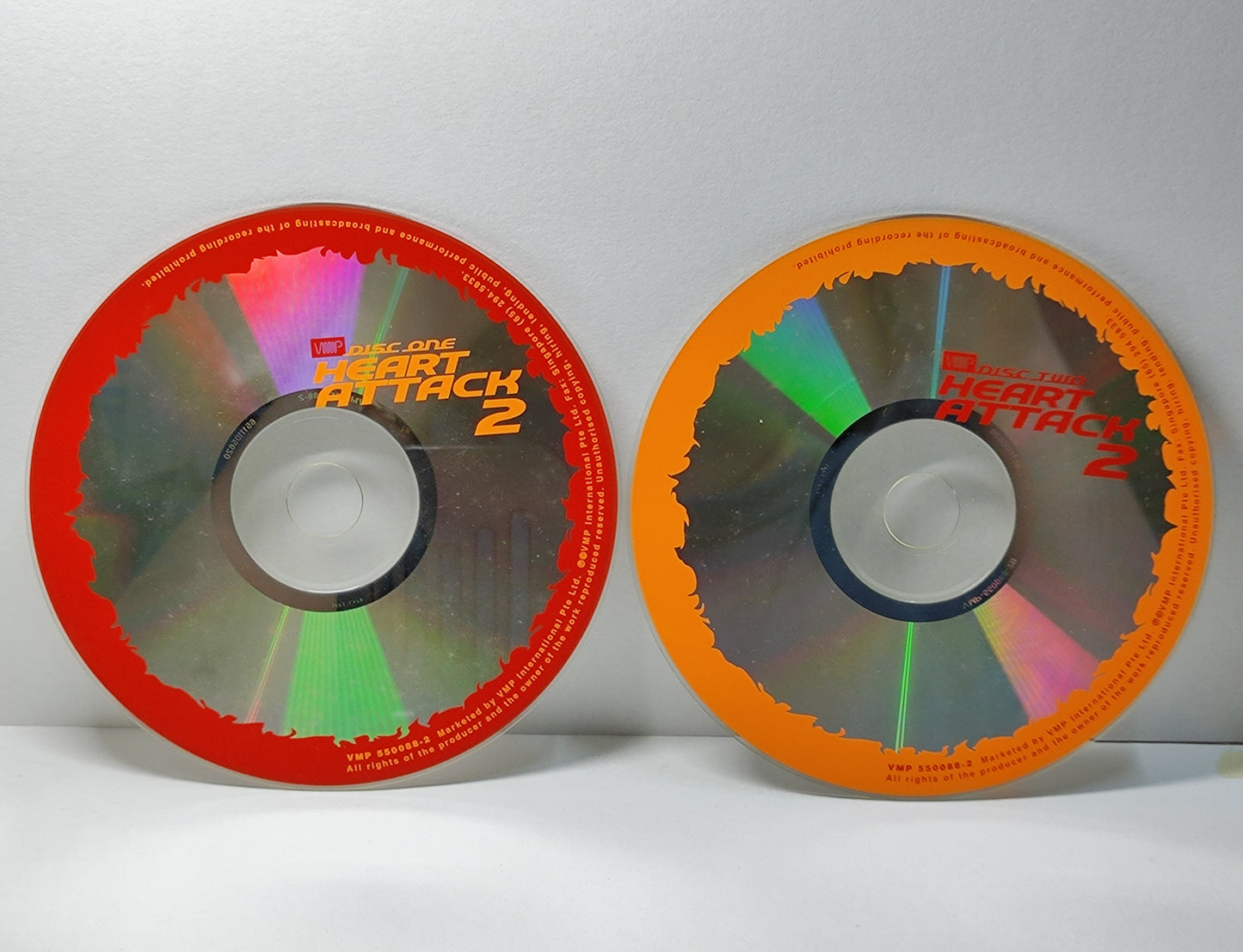 AMM25 HEART ATTACK 2 DOUBLE CD 36 ORIGINAL TRACKS Singapore English 2x CD FCP085