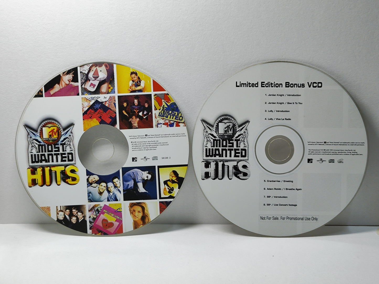 AMM25 MOST WANTED HITS BOYZONE BACKSTREET BOYS BRITNEY SPEARS RICKY MARTIN English 2x CD (CD + BONUS VCD) FCP086