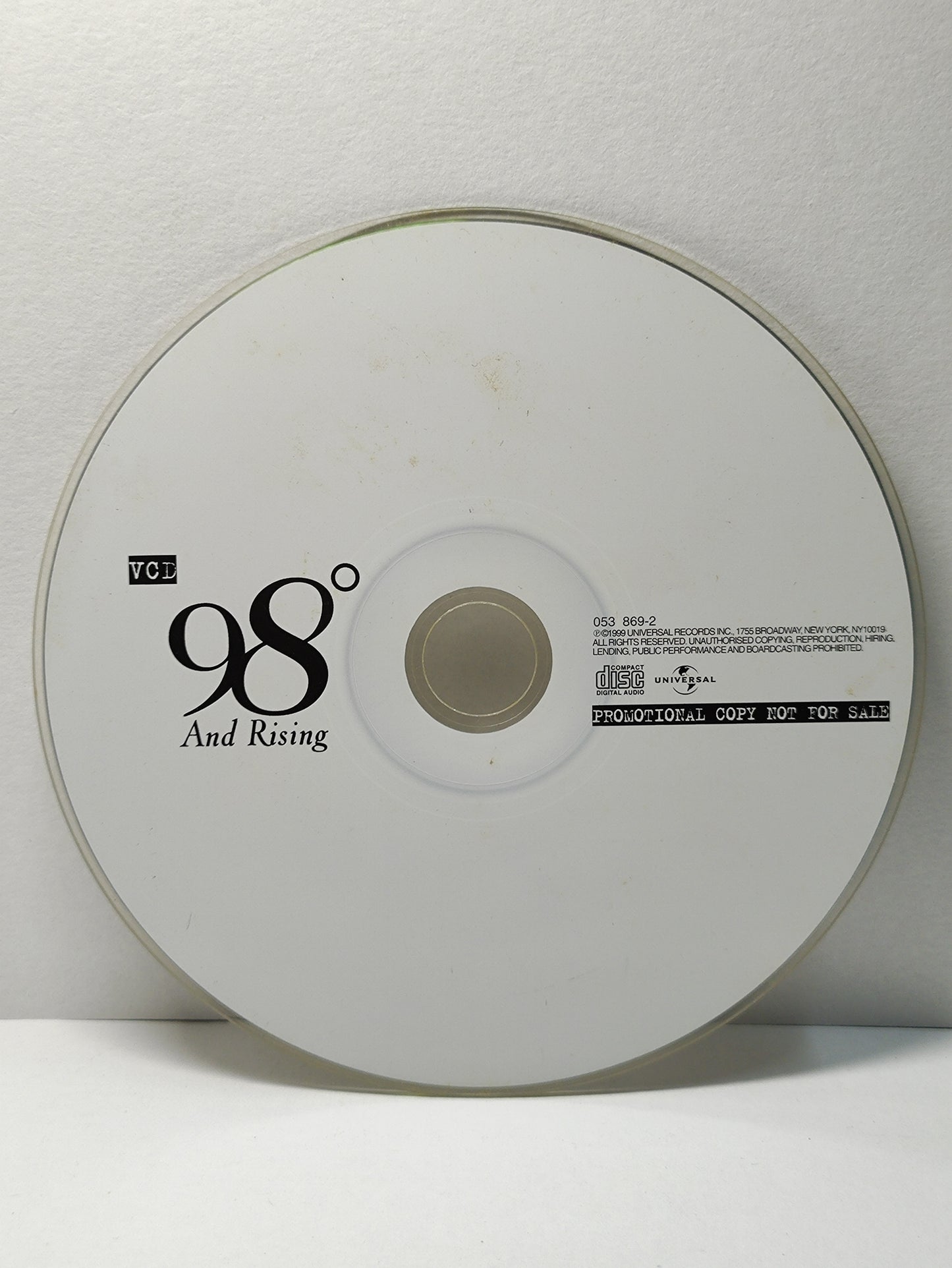 AMM25 98° AND RISING 1999 SINGAPORE English 2x CD (CD + PROMO VCD) FCP087