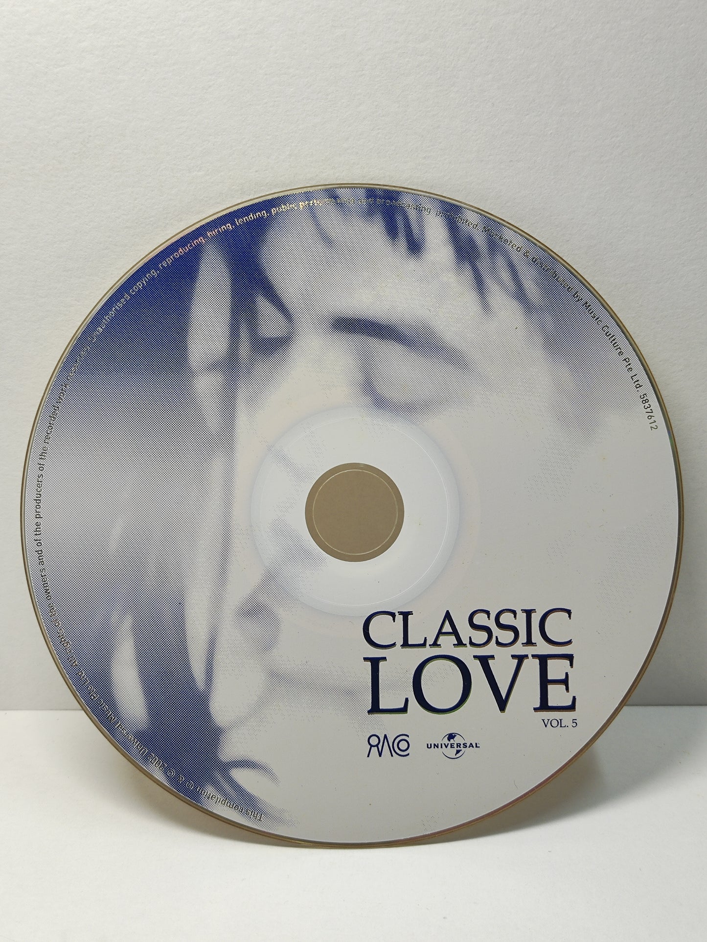 AMM25 CLASSIC LOVE SONGS VOL 5 LIONEL RICHIE ELTON JOHN OLIVIA NEWTON JOHN 2002 SINGAPORE ENGLISH CD FCP089
