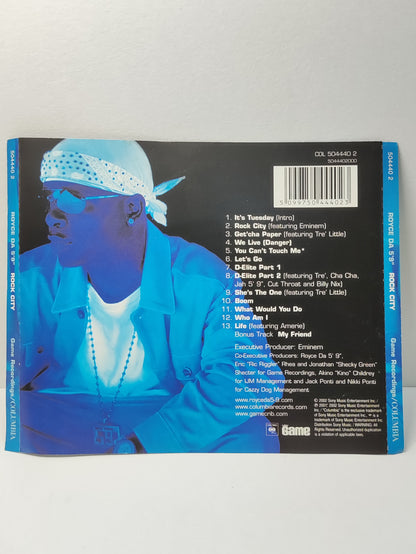 AMM25 ROYCE DA 5'9" ROCK CITY Get'cha Paper (featuring Tre' Little] 4. We Live (Danger) 2002 USA ENGLISH CD FCP090