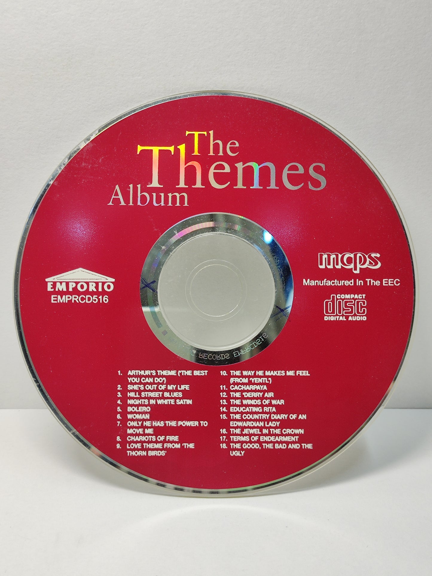 AMM25 THE THEMES ALBUM ARTHUR'S THEME ('THE BEST YOU CAN DO') SHE'S OUT OF MY LIFE E.E.C ENGLISH CD FCP101