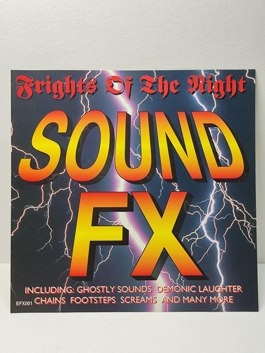 AMM25 FRIGHTS OF THE NIGHT SOUND FX MIDNIGHT GONGS GHOSTLY SOUNDS CREAKING DOOR OPENS E.E.C ENGLISH CD FCP106