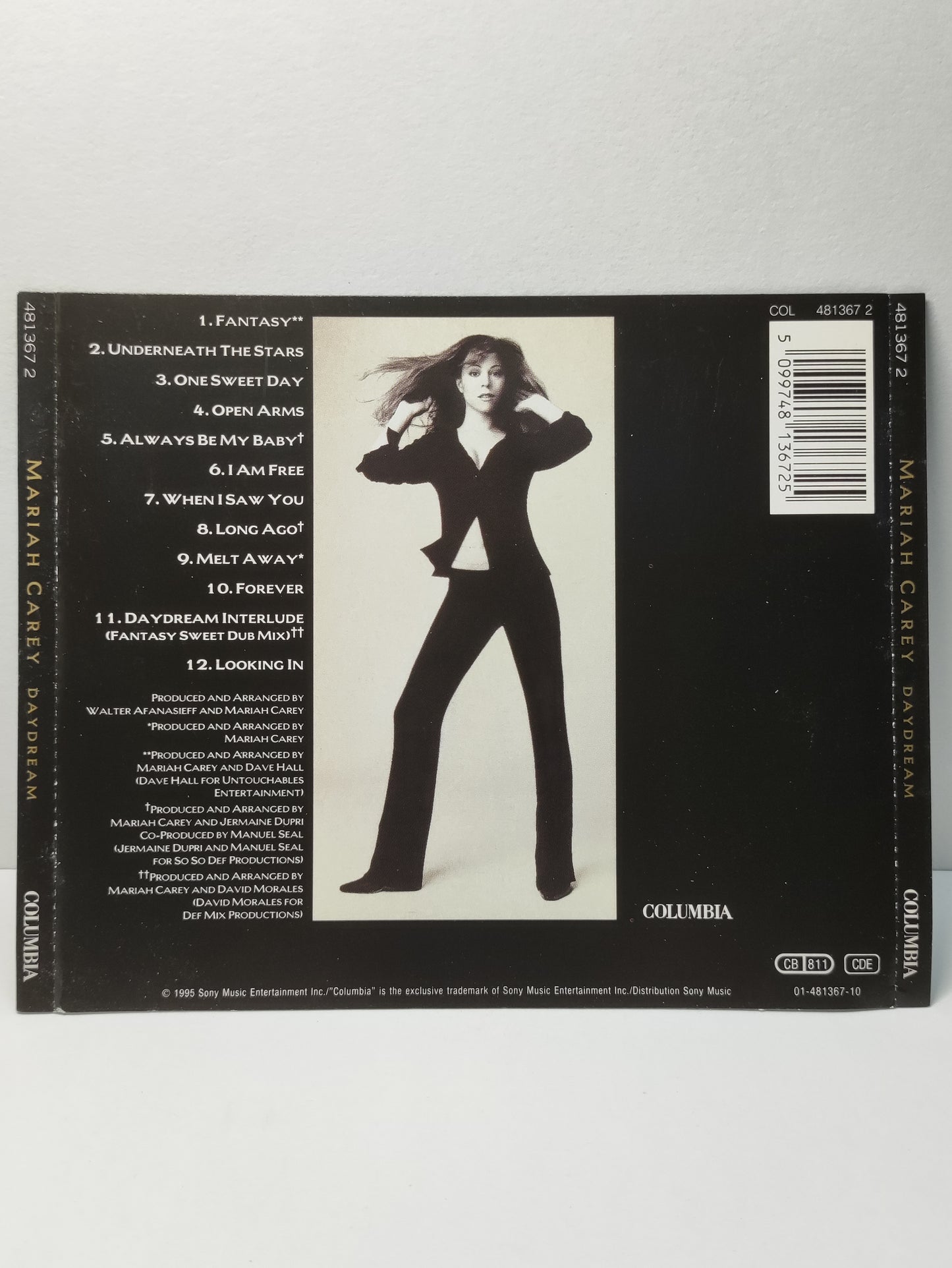 AMM25 MARIAH CAREY DAYDREAM FANTASY UNDERNEATH THE STARS ONE SWEET DAY 1995 SONY USA ENGLISH CD FCP110