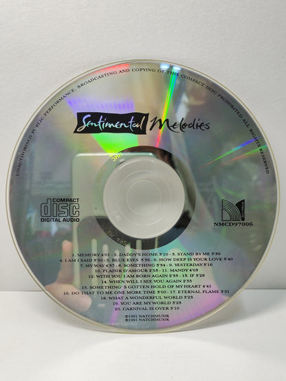 AMM25 SENTIMENTAL MEDLODIES WESTICHE ELECKTONE ORCHESTRA MEMORY DADDY'S HOME 1991 SAXOPHONE TRUMPET GUITAR GERMANY ENGLISH CD FCP111