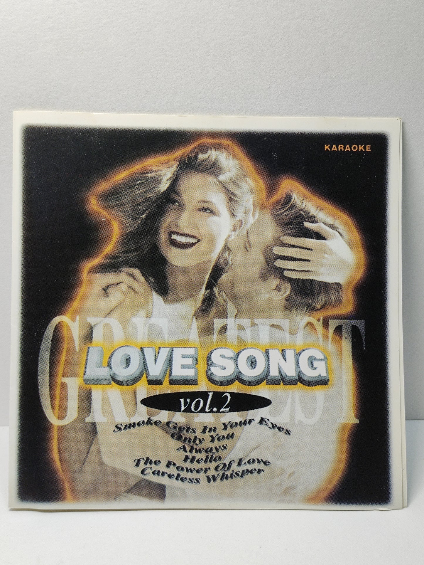 AMM25 GREATEST LOVE SONG 2 SMOKE GETS IN YOUR EYES ONLY YOU ALWAYS KARAOKE TAIWAN ENGLISH VIDEO CD VCD FCP112