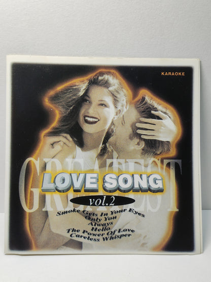 AMM25 GREATEST LOVE SONG 2 SMOKE GETS IN YOUR EYES ONLY YOU ALWAYS KARAOKE TAIWAN ENGLISH VIDEO CD VCD FCP112