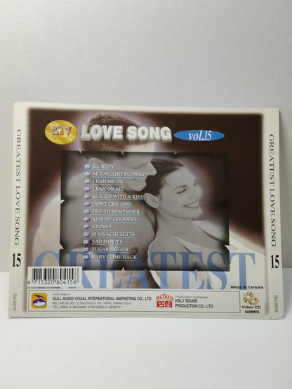 AMM25 GREATEST LOVE SONG 15 REALITY MOONLIGHT FLOWER LEAD ME ON BABY COME BACK KARAOKE TAIWAN ENGLISH VIDEO CD VCD FCP113