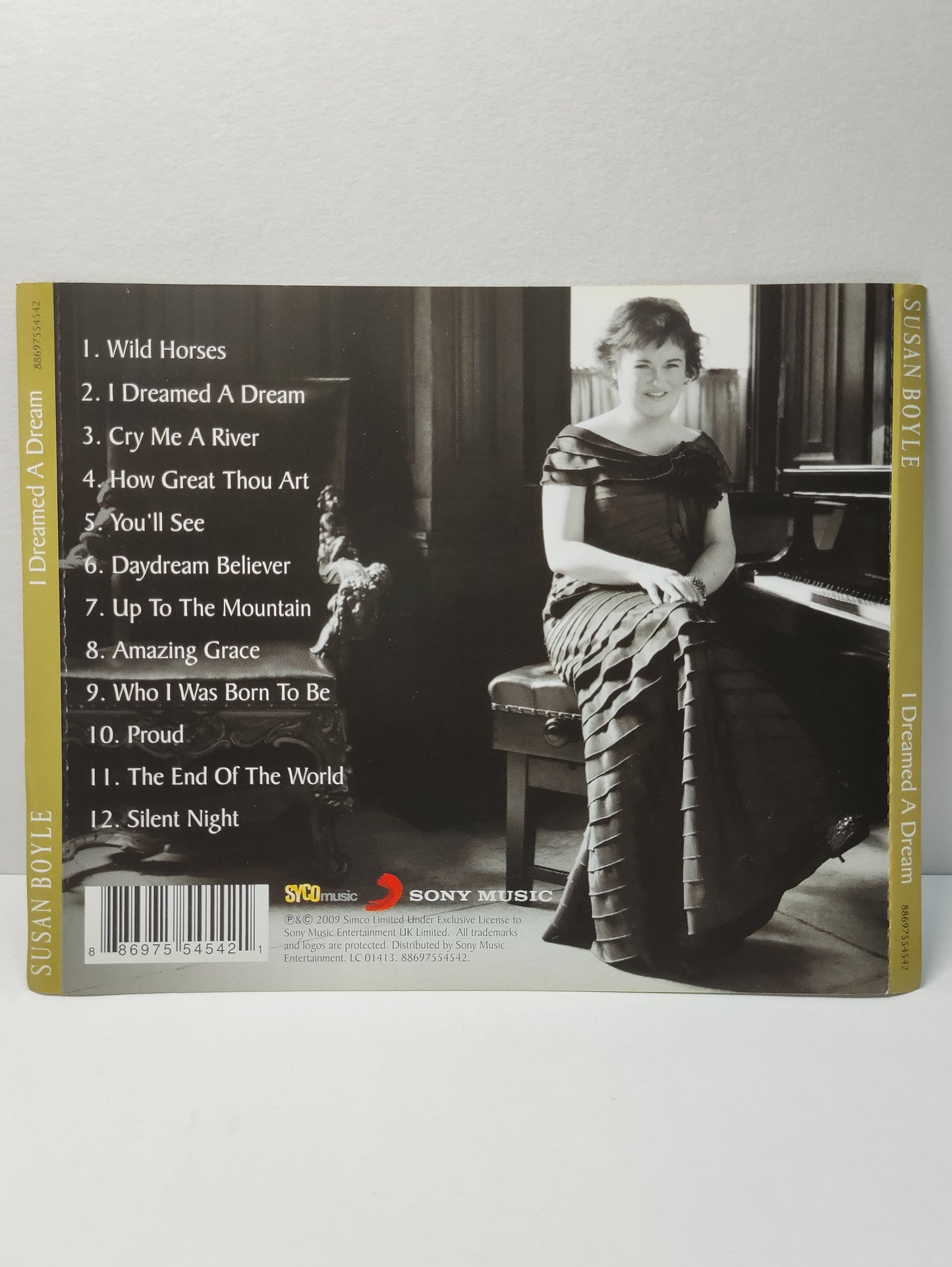 AMM25 SUSAN BOYLE I DREAMED A DREAM WILD HORSES 2009 SONY UK OPERA ENGLISH CD FCP116