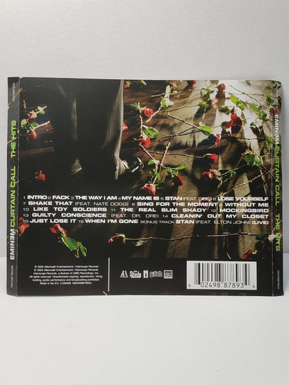 AMM25 EMINEM CURTAIN CALL - THE HITS FACK THE WAY I AM MY NAME IS 2005 EU ENGLISH CD FCP117