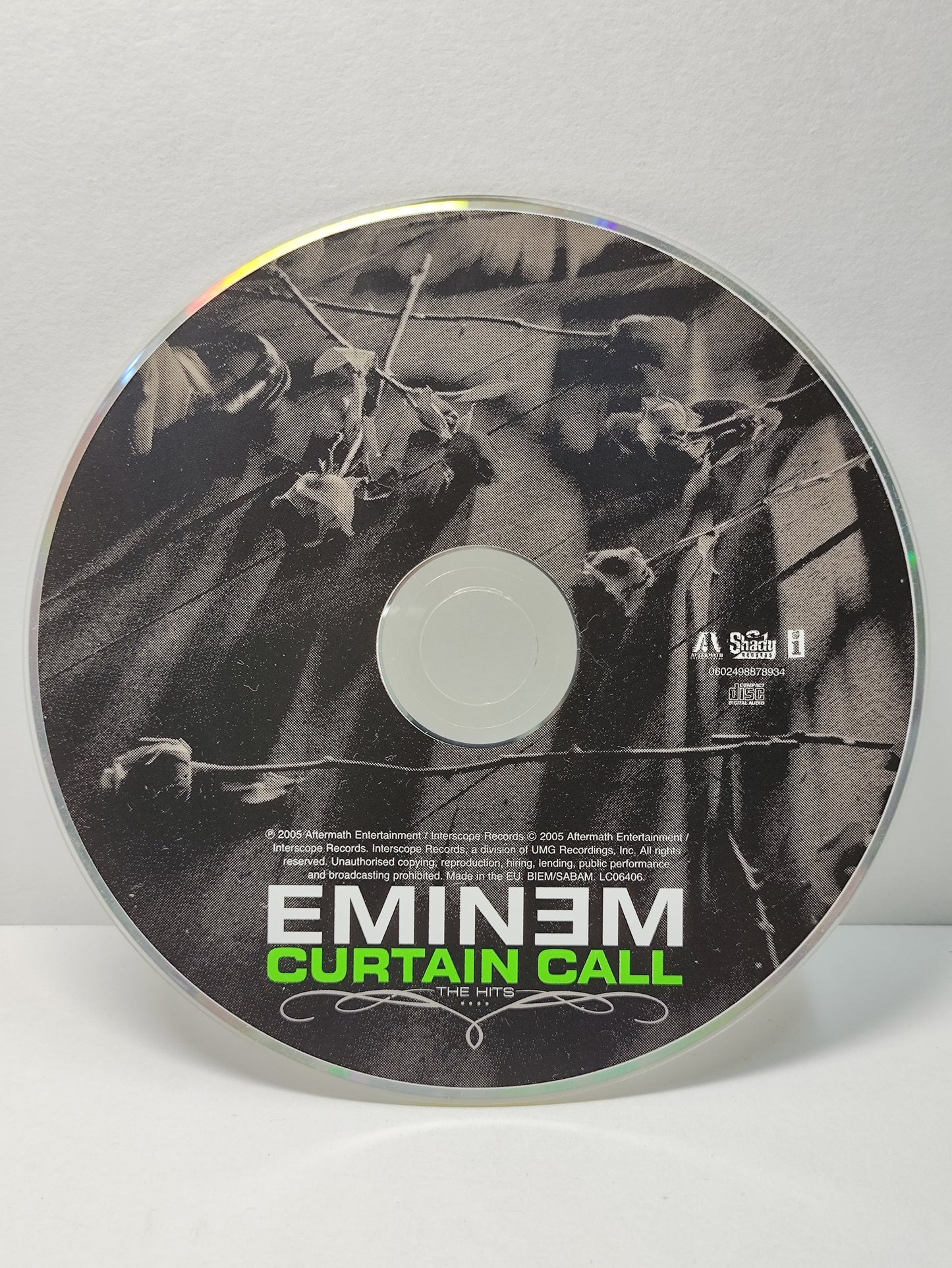 AMM25 EMINEM CURTAIN CALL - THE HITS FACK THE WAY I AM MY NAME IS 2005 EU ENGLISH CD FCP117