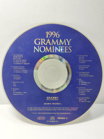 AMM25 1996 GRAMMY NOMINEES MARIAH CAREY BOYZ II MEN ALL-4-ONE MICHAEL JACKSON SONY USA ENGLISH CD FCP121