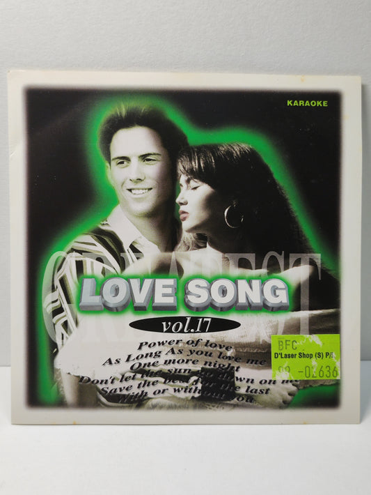 AMM25 GREATEST LOVE SONG 17 POWER OF LOVE (CELINE DION) AS LONG AS YOU LOVE ME (BACKSTREET BOYS) TAIWAN KARAOKE VIDEO CD VCD FCP123