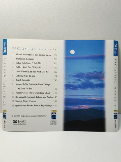 AMM25 READER’S DIGEST ENCHANTING moments Vivaldi: Concerto For Two Violins: Largo Beethoven: Romance 24 BIT 1998 ENGLISH CD FCP129