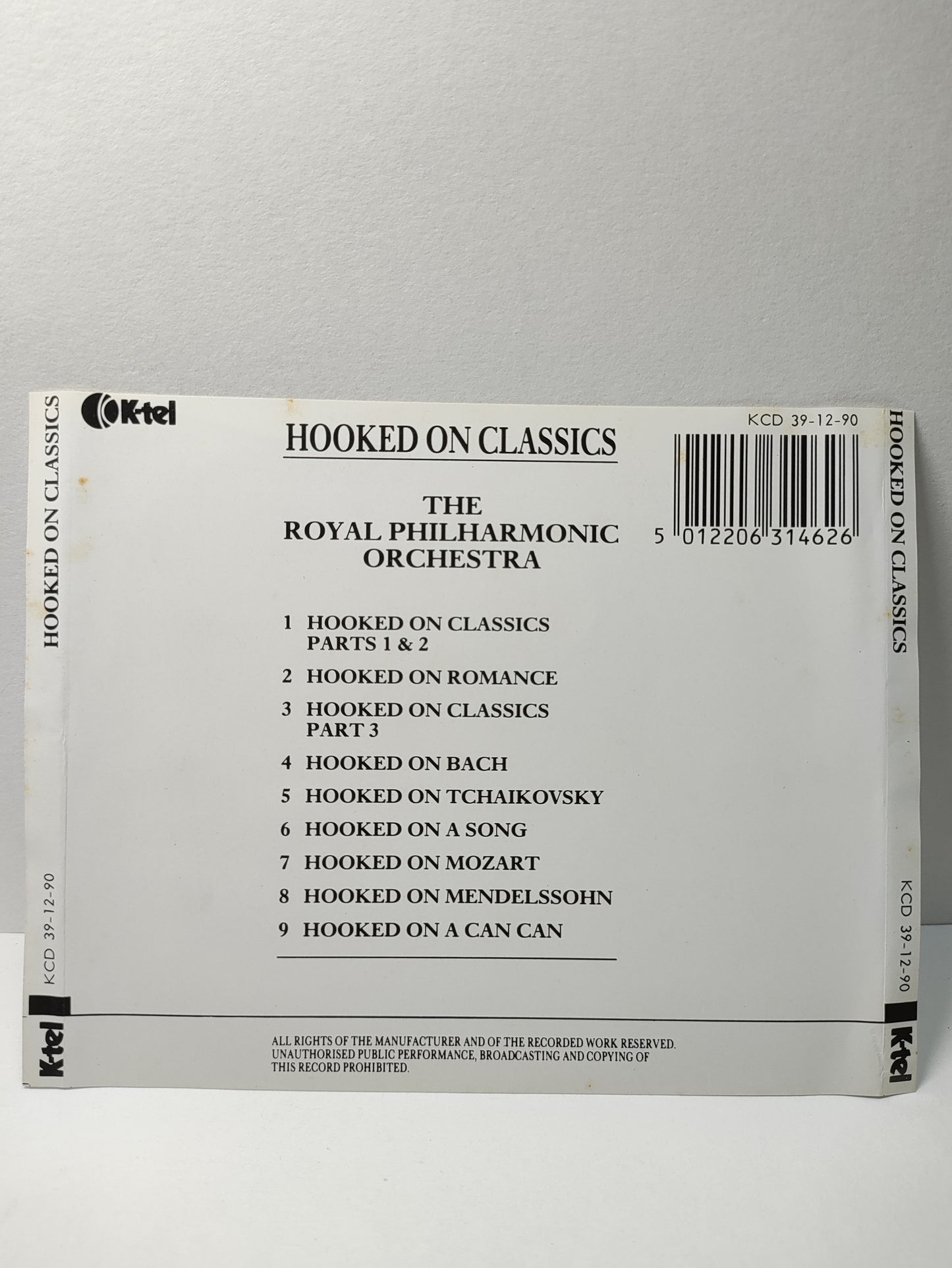 AMM25 HOOKED ON CLASSICS THE ROYAL PHILHARMONIC ORCHESTRA INSTRUMENTAL MUSIC SINGAPORE ENGLISH CD FCP131