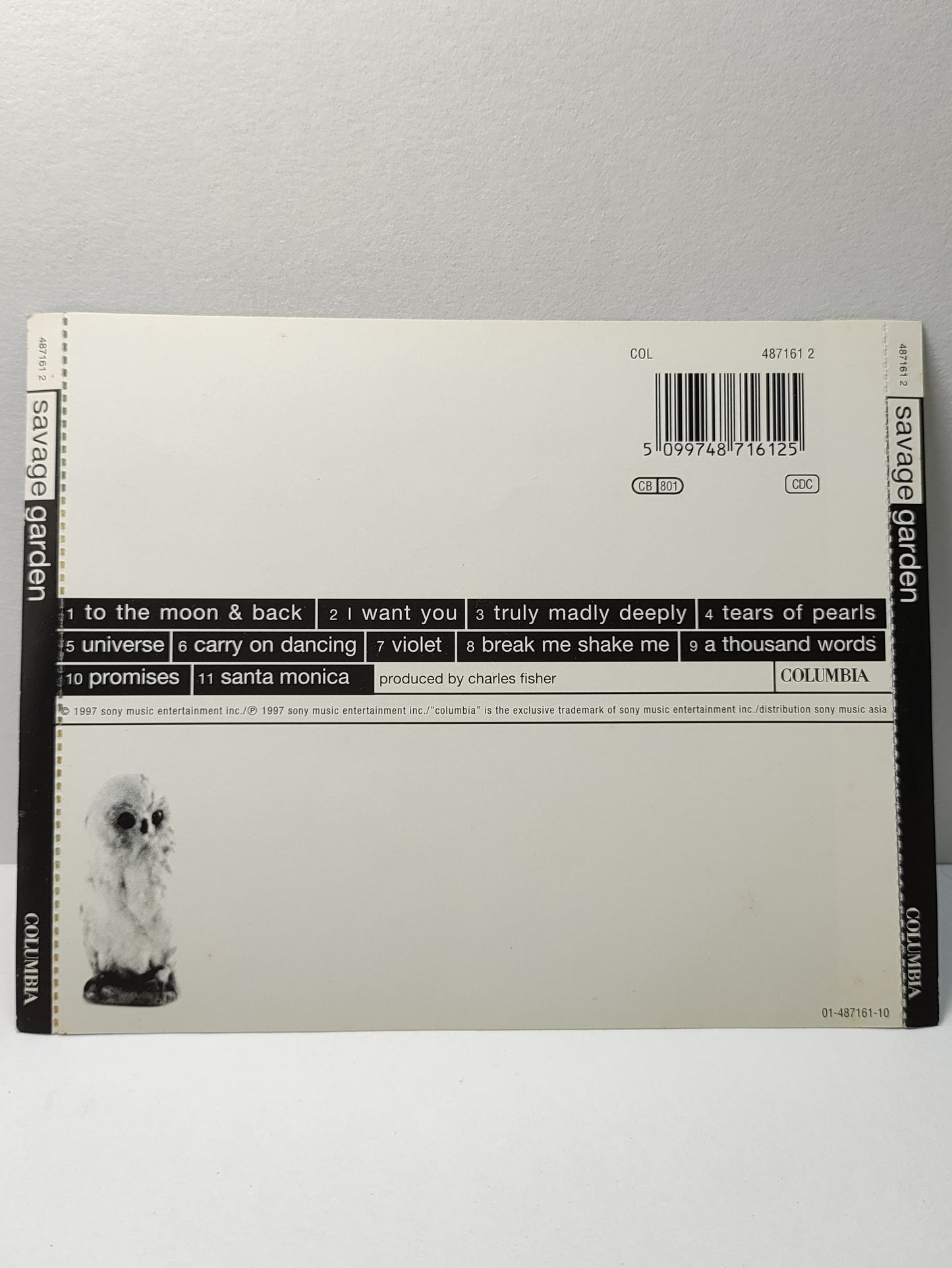 AMM25 SAVAGE GARDEN TO THE MOON & BACK I WANT YOU TRULY MADLY DEEPLY 1997 ASIAS ENGLISH CD FCP134