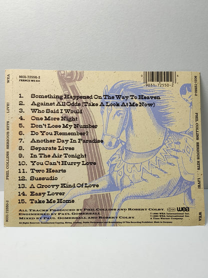 AMM25 PHIL COLLINS SERIOUS HITS ... LIVE! ONE MORE NIGHT DON’T LOSE MY NUMBER 1990 GERMANY ENGLISH CD FCP135