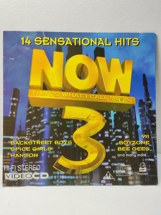 AMM25 14 SENSATIONAL HITS NOW THAT’S WHAT I CALL MUSIC 3 SPICE GIRLS BOYZONE BEE GEES 1997 MALAYSIA ENGLISH CD FCP144