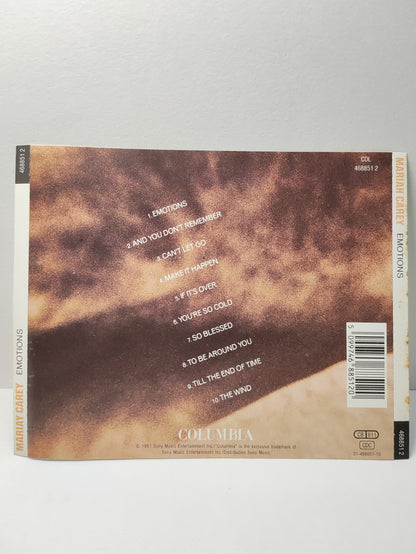 AMM25 MARIAH CAREY EMOTIONS AND YOU DON’T REMEMBER CAN’T LET GO 1991 AUSTRIA ENGLISH CD FCP149