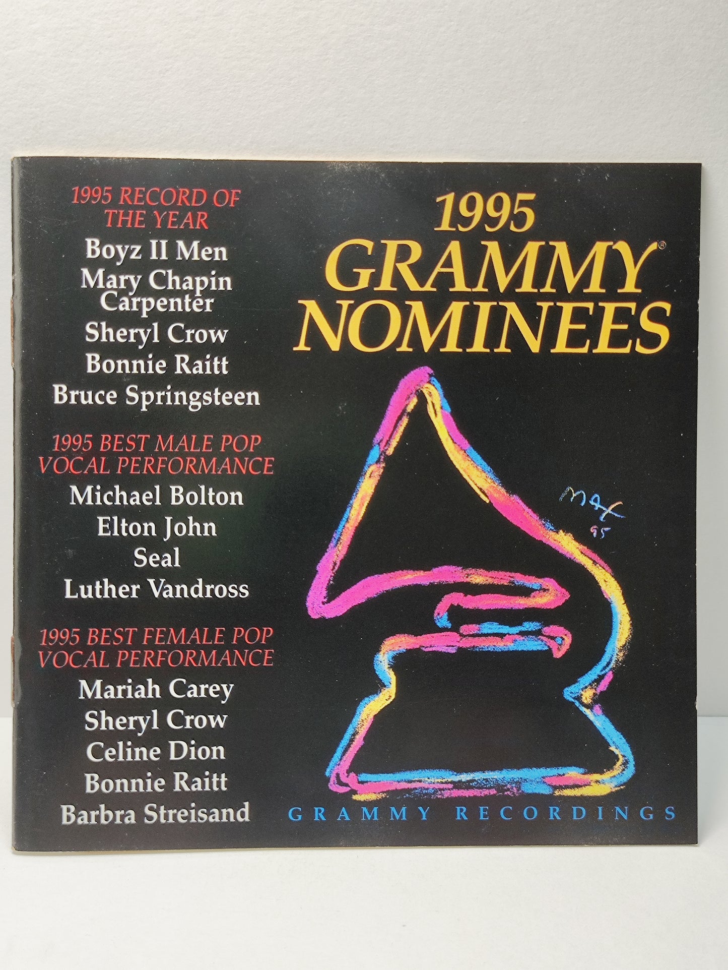 AMM25 1995 GRAMMY NOMINEES BOYZ II MEN MICHAEL BOLTON MARIAH CAREY CELINE DION HONG KONG ENGLISH CD FCP150