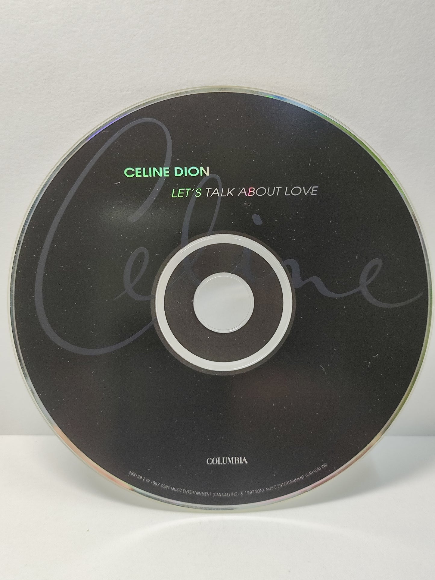 AMM25 CELINE DION LET'S TALK ABOUT LOVE THE REASON IMMORTALITY 1997 SONY CANADA ENGLISH CD FCP152