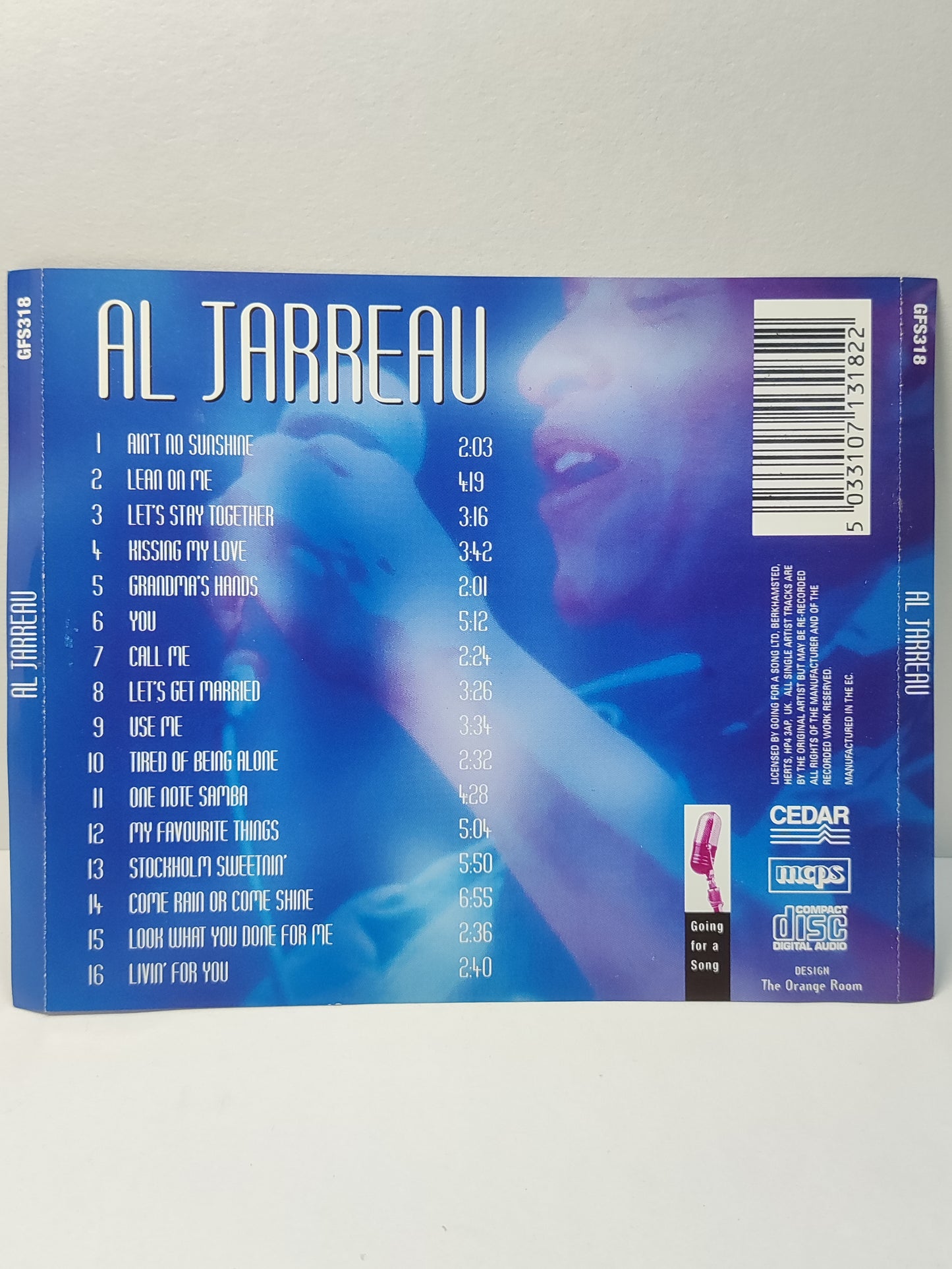 AMM25 AL JARREAU AIN'T NO SUNSHINE LEAN ON ME LET'S STAY TOGETHER EC ENGLISH CD FCP154