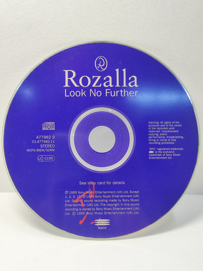AMM25 ROZALLA LOOK NO FURTHER I LOVE MUSIC BABY 1995 SONY UK ENGLISH CD FCP155