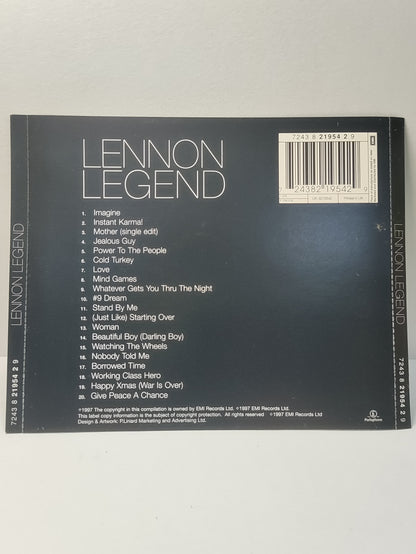 AMM25 JOHN LENNON LEGEND IMAGINE MOTHER SAND BY ME 1997 UK ENGLISH CD FCP156