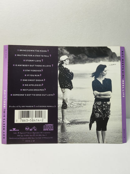 AMM25 BOY MEETS GIRL REEL LIFE BRING DOWN THE MOON WAITING FOR A STAR TO FALL 1988 USA ENGLISH CD FCP160