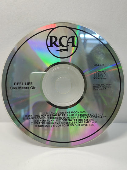 AMM25 BOY MEETS GIRL REEL LIFE BRING DOWN THE MOON WAITING FOR A STAR TO FALL 1988 USA ENGLISH CD FCP160