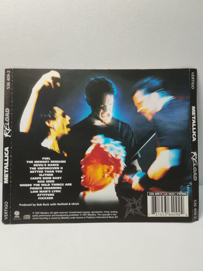 AMM25 METALLICA RELOAD FUEL THE MEMORY REMAINS DEVIL'S DANCE 1997 POLYGRAM NETHERLANDS ENGLISH CD FCP163