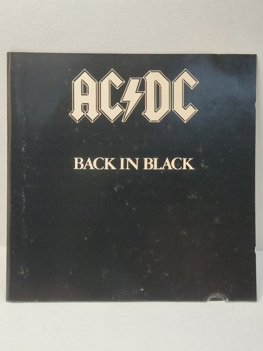 AMM25 AC/DC BACK IN BLACK HELLS BELLS SHOOT TO THRILL SHAKE A LEG 1980 GERMANY ENGLISH CD FCP166