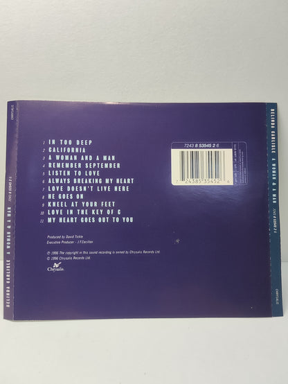 AMM25 BELINDA CARLISLE A WOMAN & A MAN IN TOO DEEP CALIFORNIA 1996 HOLLAND ENGLISH CD FCP167